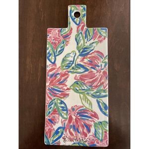 Lilly Pulitzer GWP Serving Tray Charcuterie Board “Totally Blossom” Ceramic